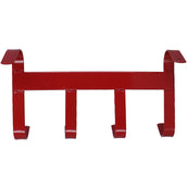 Agradi Horse Porte-Bride avec 4 Crochets Rouge
