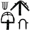 Agradi Horse Set de Support pour Harnais Noir