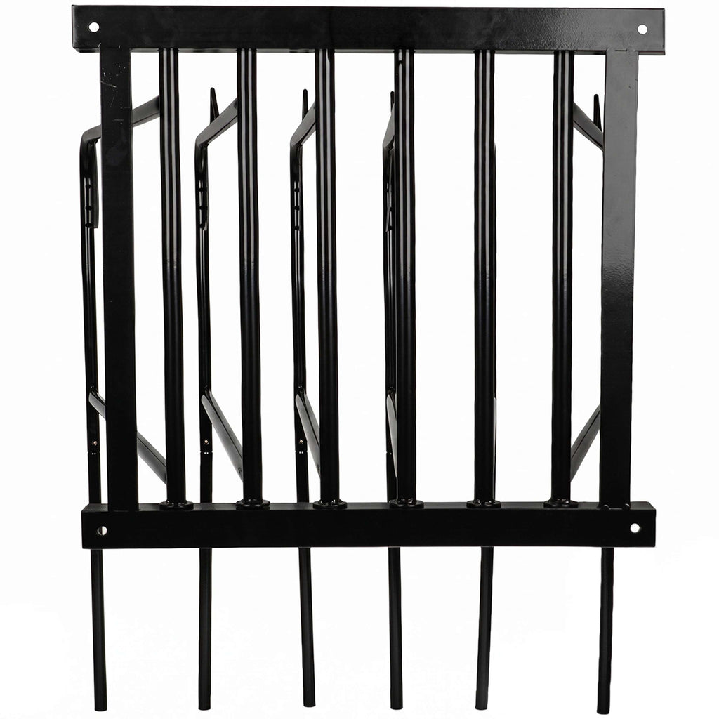 Agradi Horse Râtelier pour Couverture pour 6 Couvertures Metal S Noir