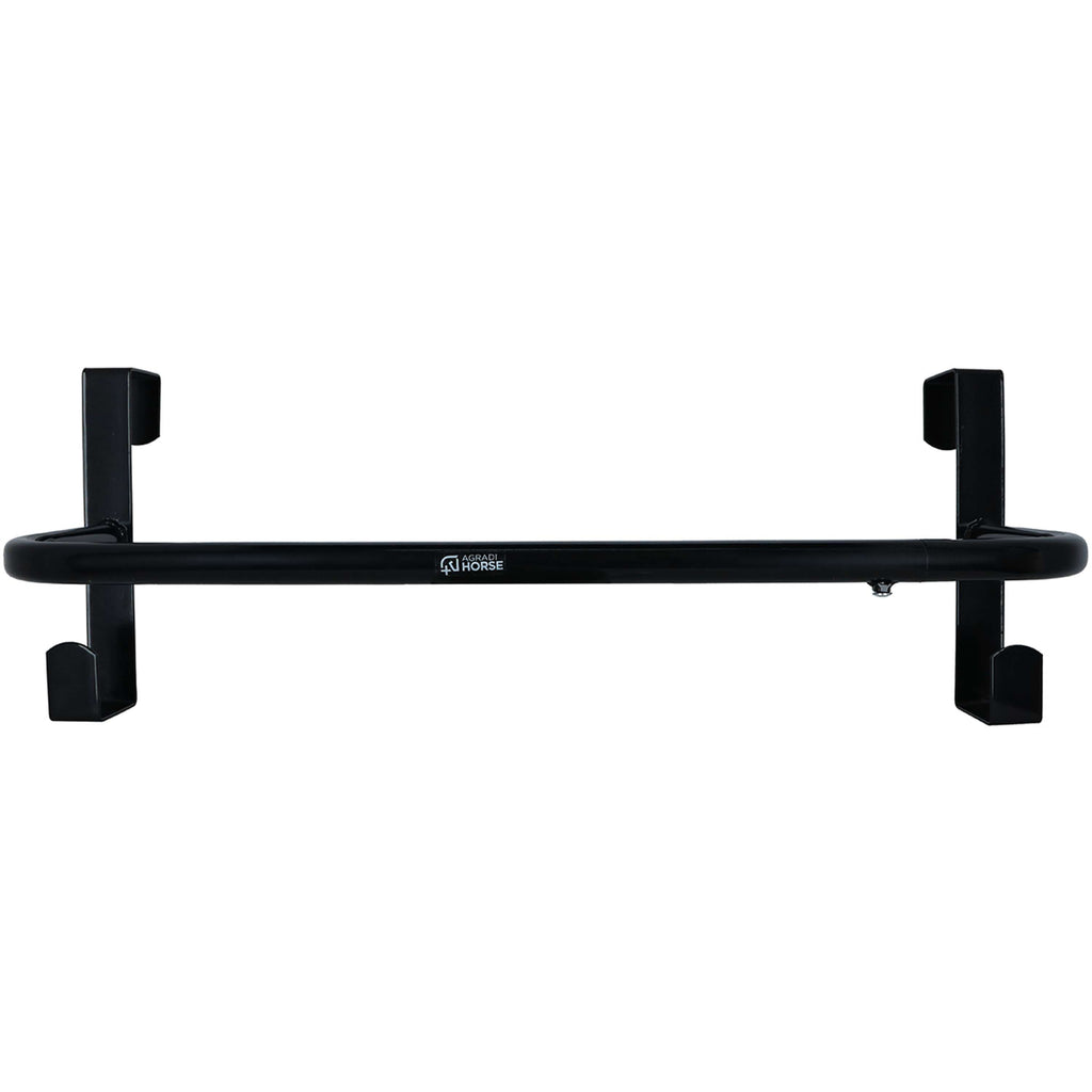 Agradi Horse Râtelier pour Couverture pour Porte Étable Noir
