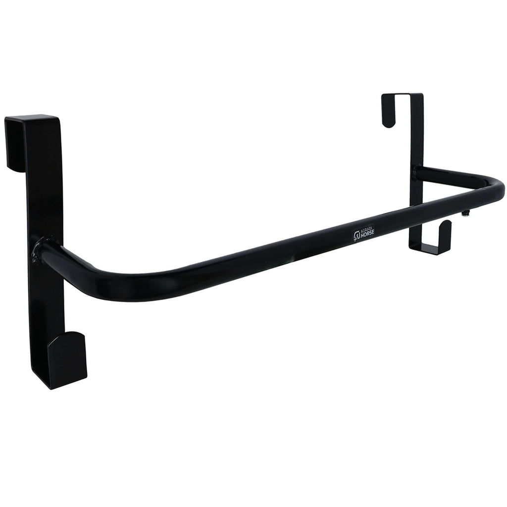 Agradi Horse Râtelier pour Couverture pour Porte Étable Noir