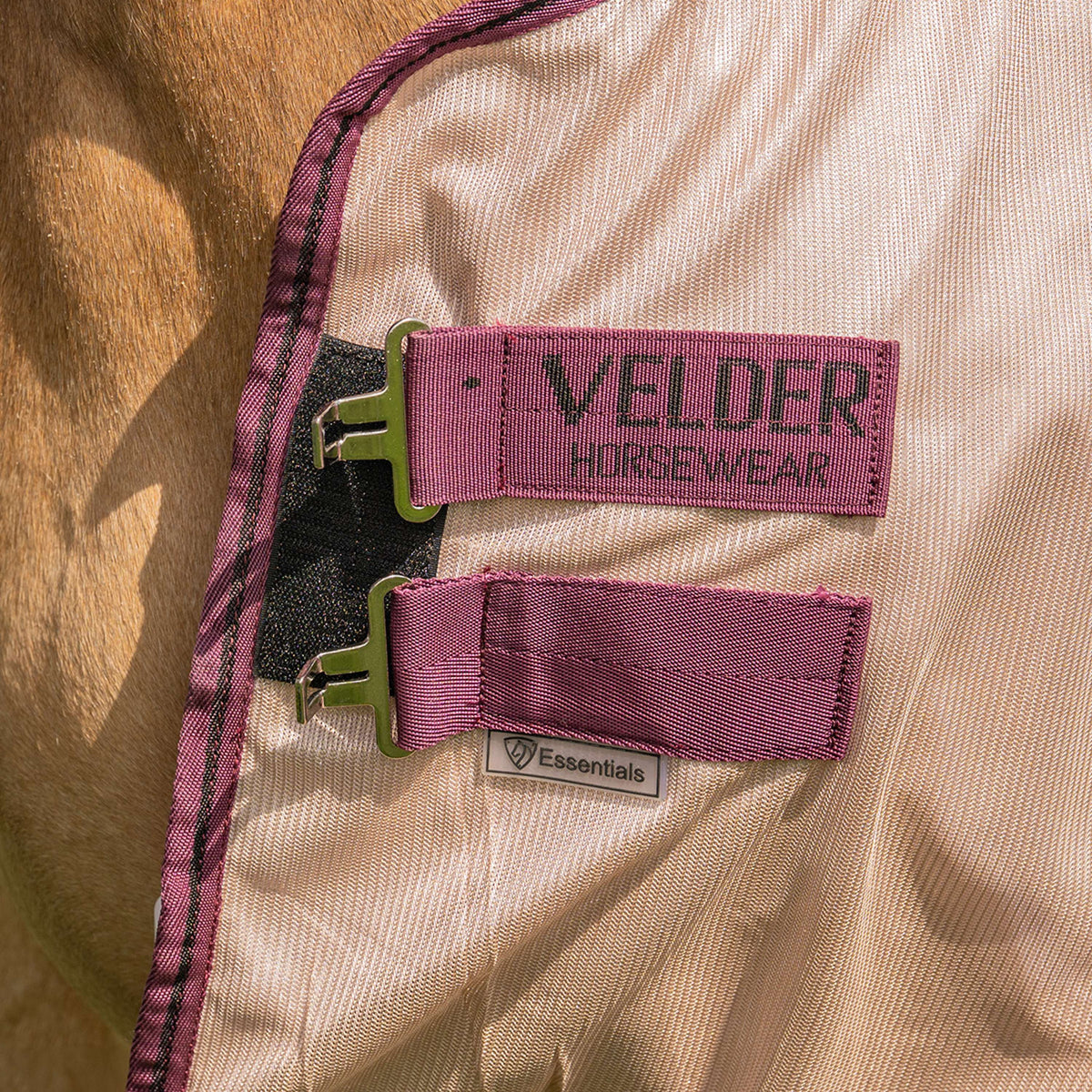 Velder Horsewear Couverture Anti-Mouches Mesh avec Couvre-cou Earth Grey