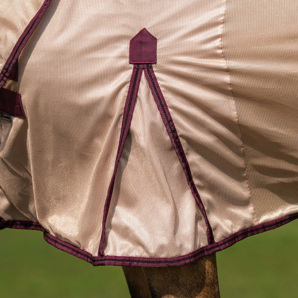 Velder Horsewear Couverture Anti-Mouches Mesh avec Couvre-cou Earth Grey