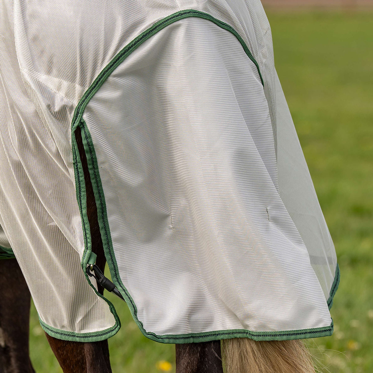 Velder Horsewear Couverture Anti-Mouches Mesh avec Couvre-cou Argent
