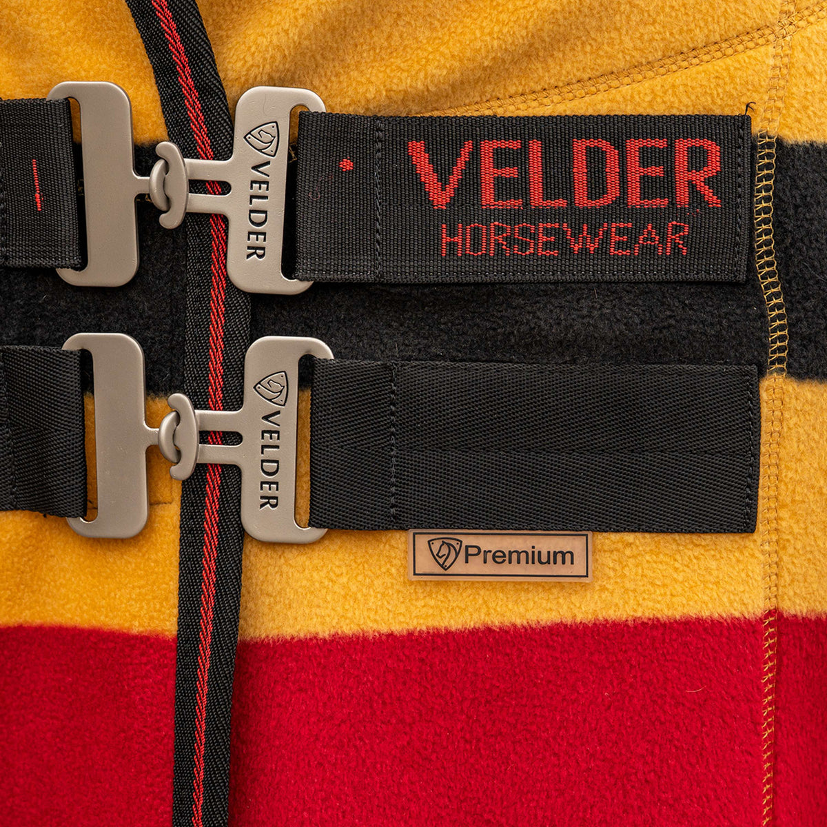 Velder Horsewear Deluxe Fleece Cooler Rug Noir/Jaune
