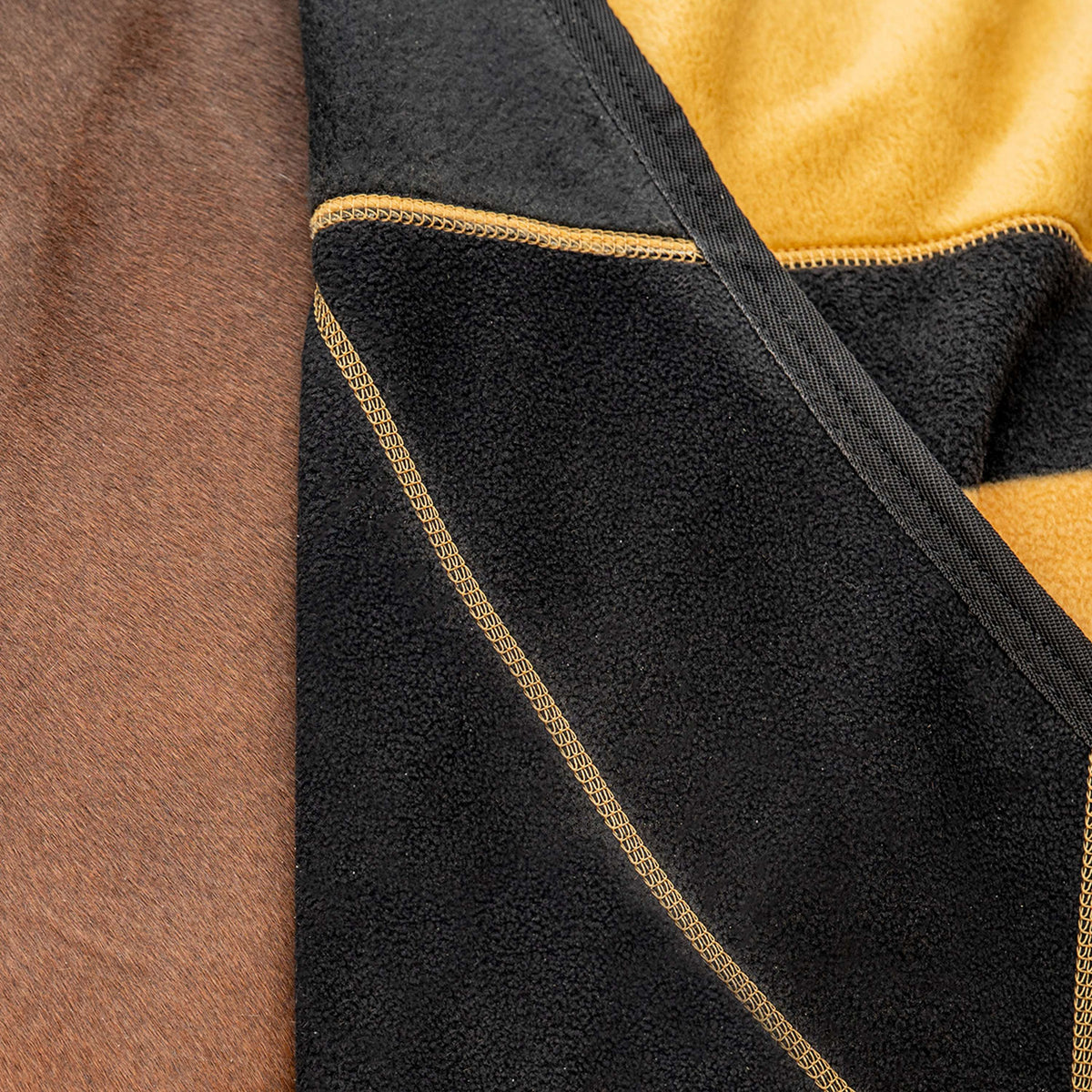 Velder Horsewear Deluxe Fleece Cooler Rug Noir/Jaune