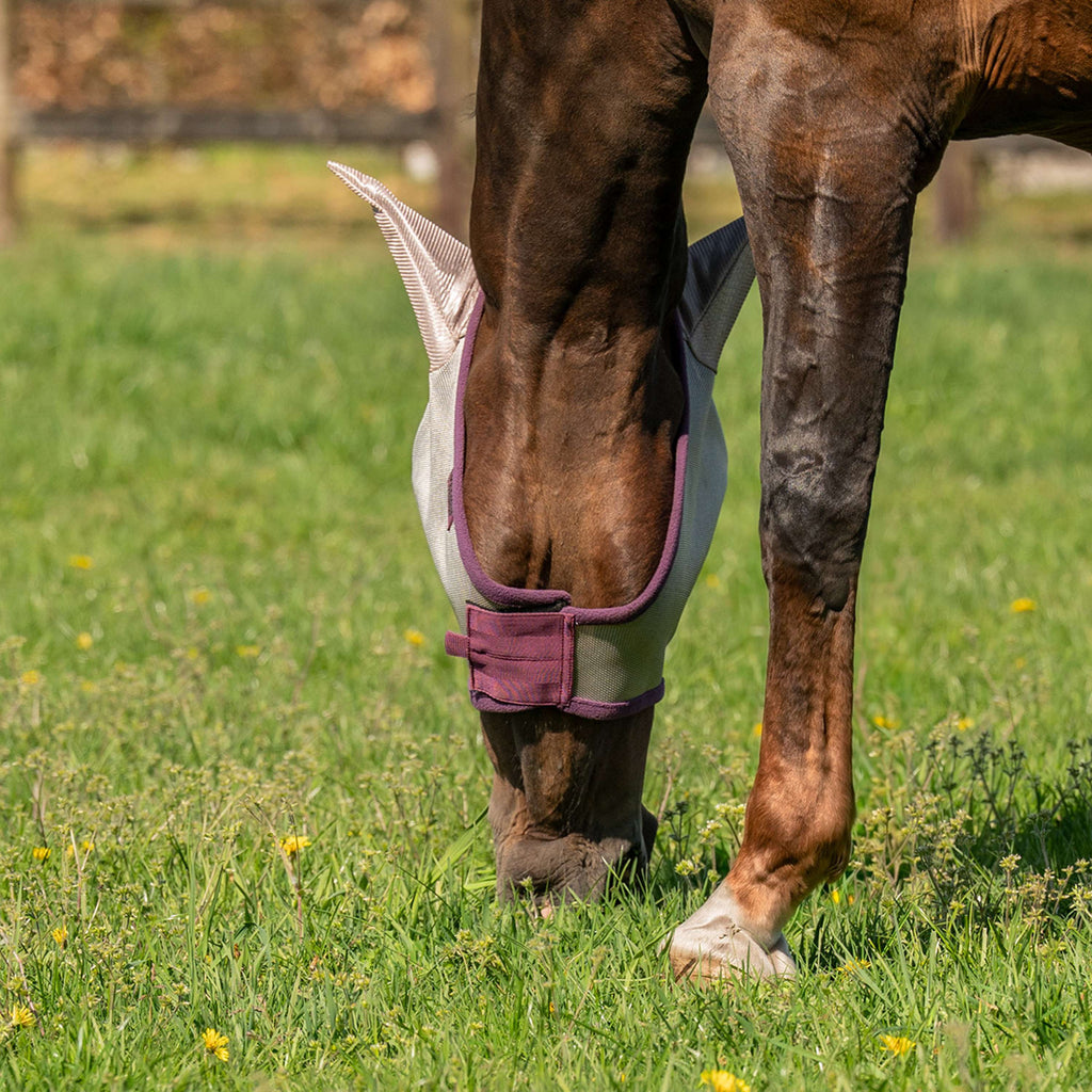 Velder Horsewear Essentials Masque Anti-Mouches avec Oreilles Sand Stone