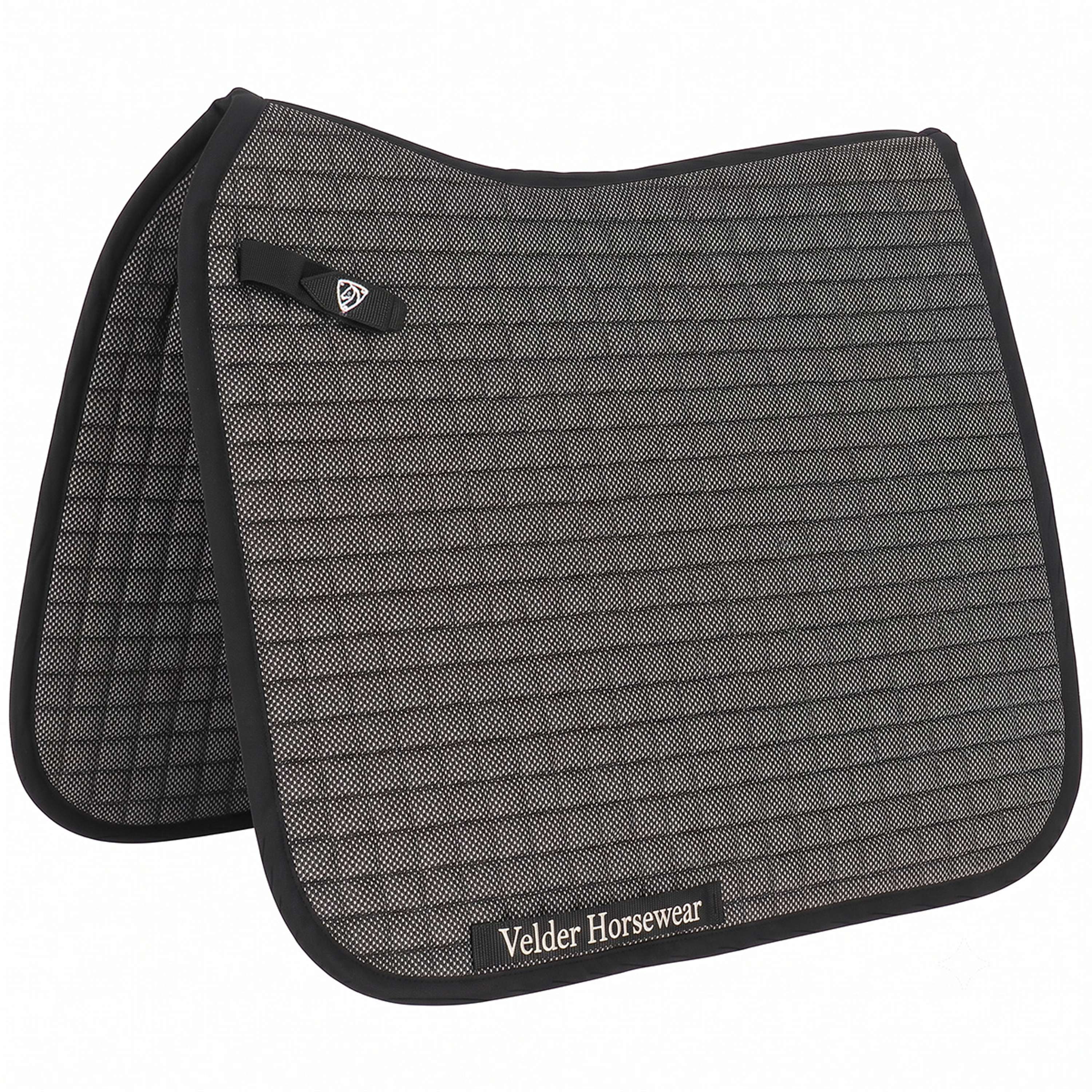 Velder Horsewear Premium Tapis de Selle Bamboo Dressage Noir