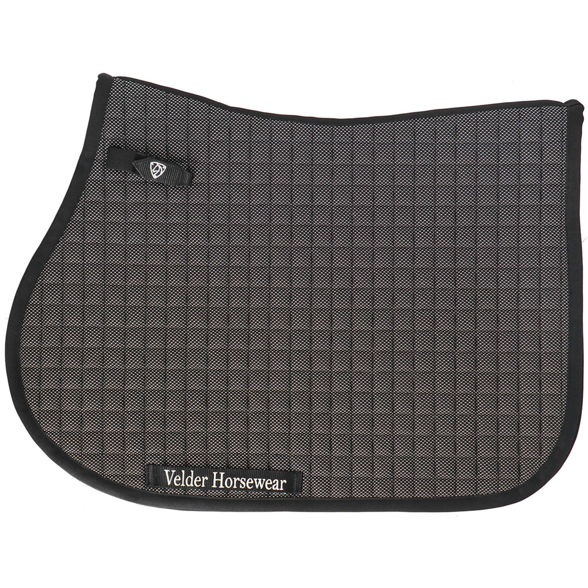 Velder Horsewear Premium Tapis de Selle Bamboo de Saut Noir