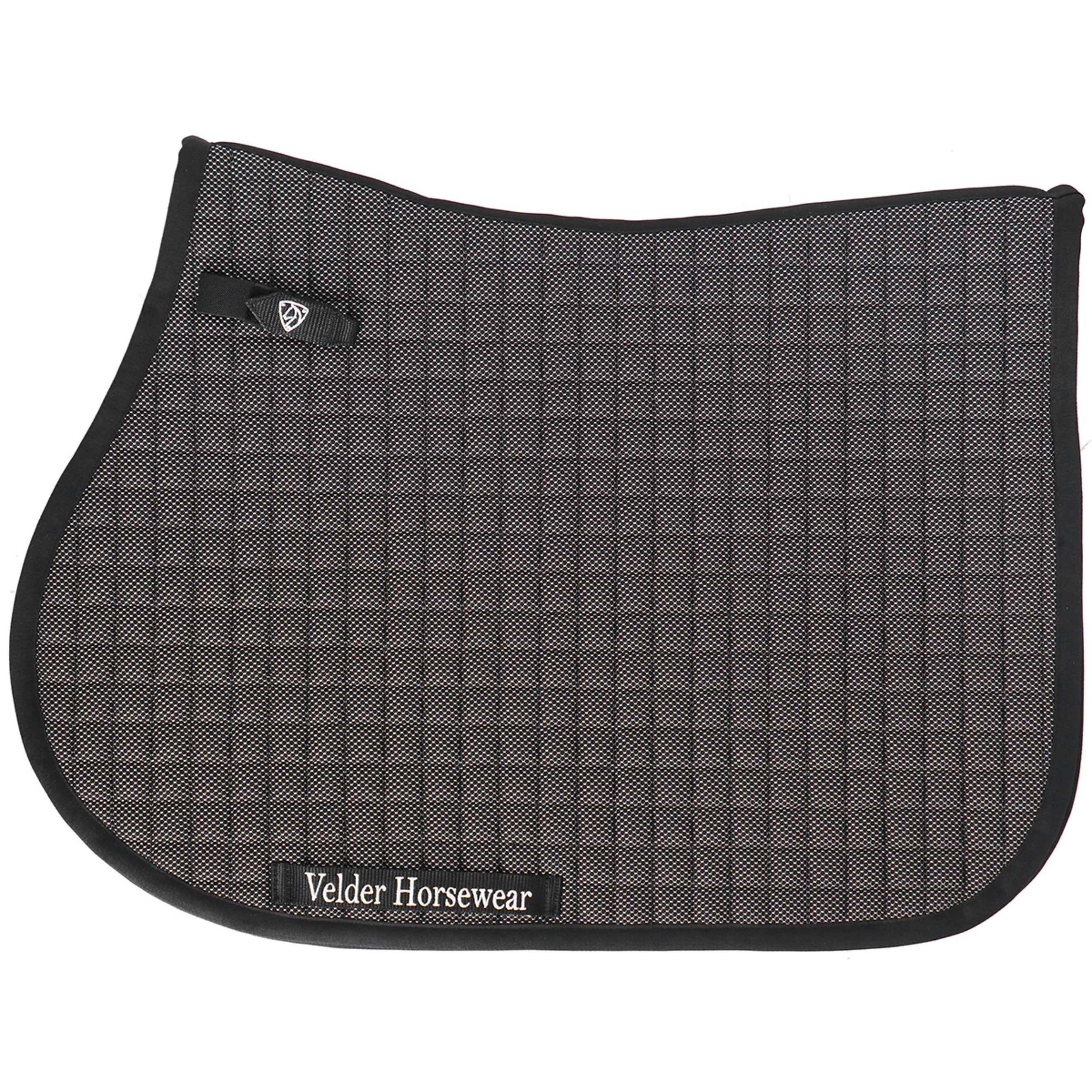 Velder Horsewear Premium Tapis de Selle Bamboo de Saut Noir