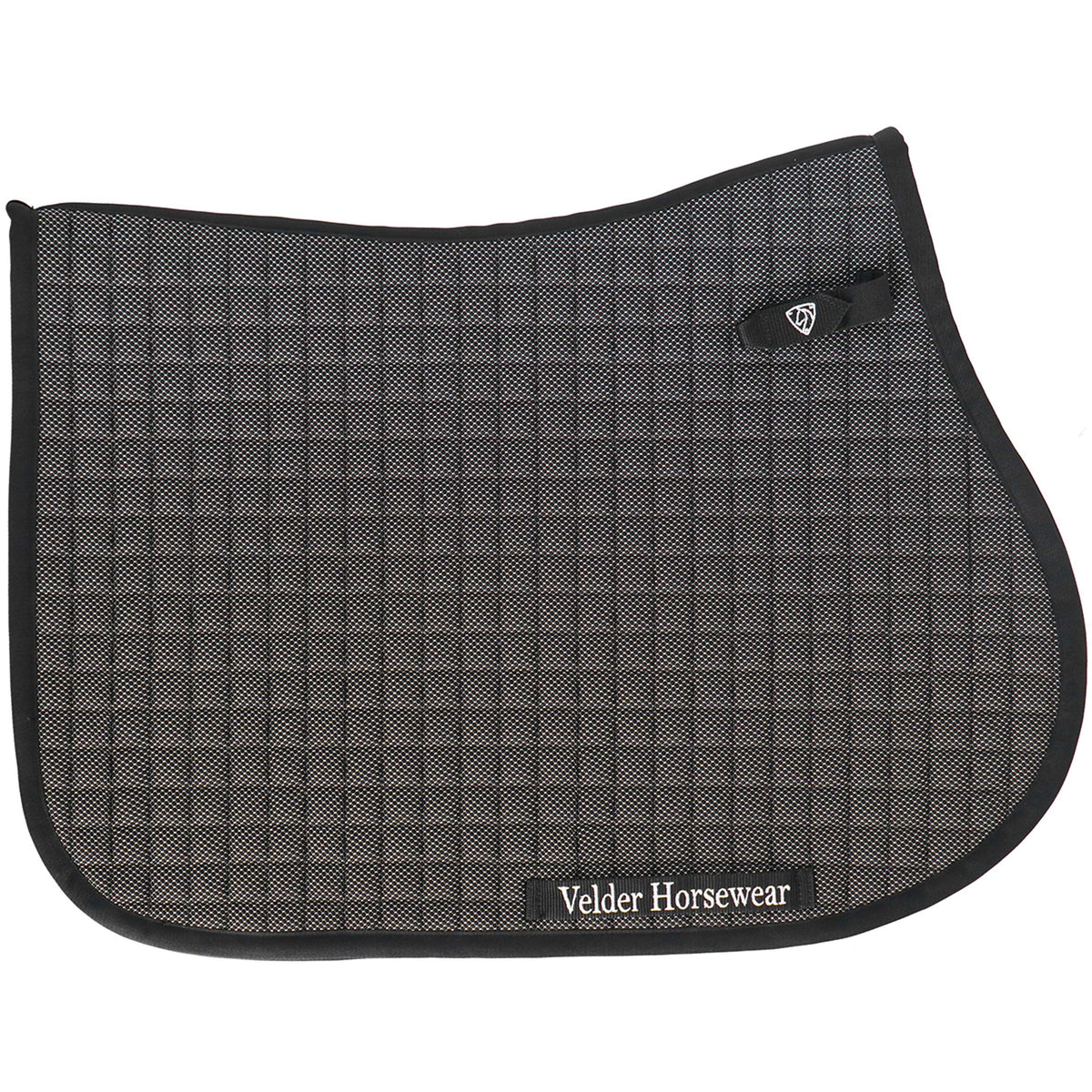 Velder Horsewear Premium Tapis de Selle Bamboo de Saut Noir