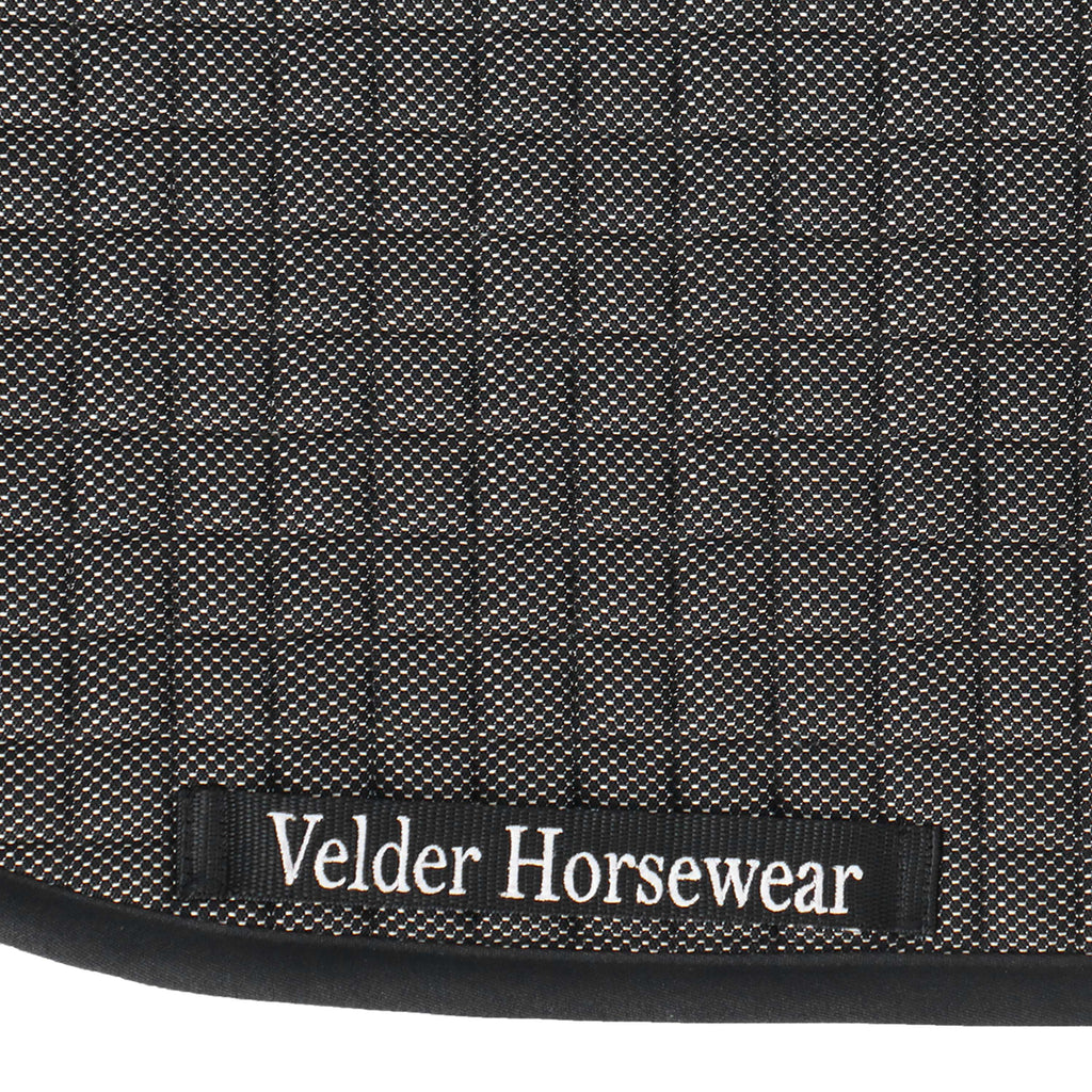 Velder Horsewear Premium Tapis de Selle Bamboo de Saut Noir