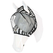 Velder Horsewear Essentials Masque Anti-Mouches Zebra sans Oreilles Noir/Blanc