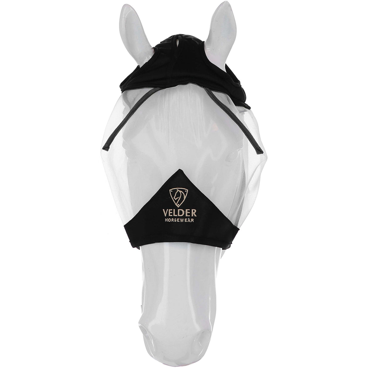 Velder Horsewear Premium Masque Anti-Mouches sans Oreilles Noir