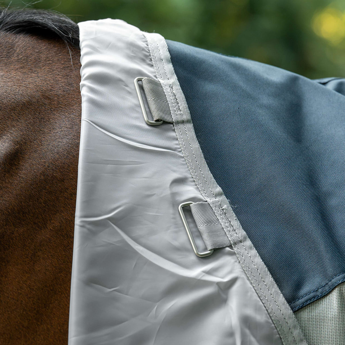 Velder Horsewear Premium Couverture Anti-Mouches Rainless Summer Navy/Field Grey