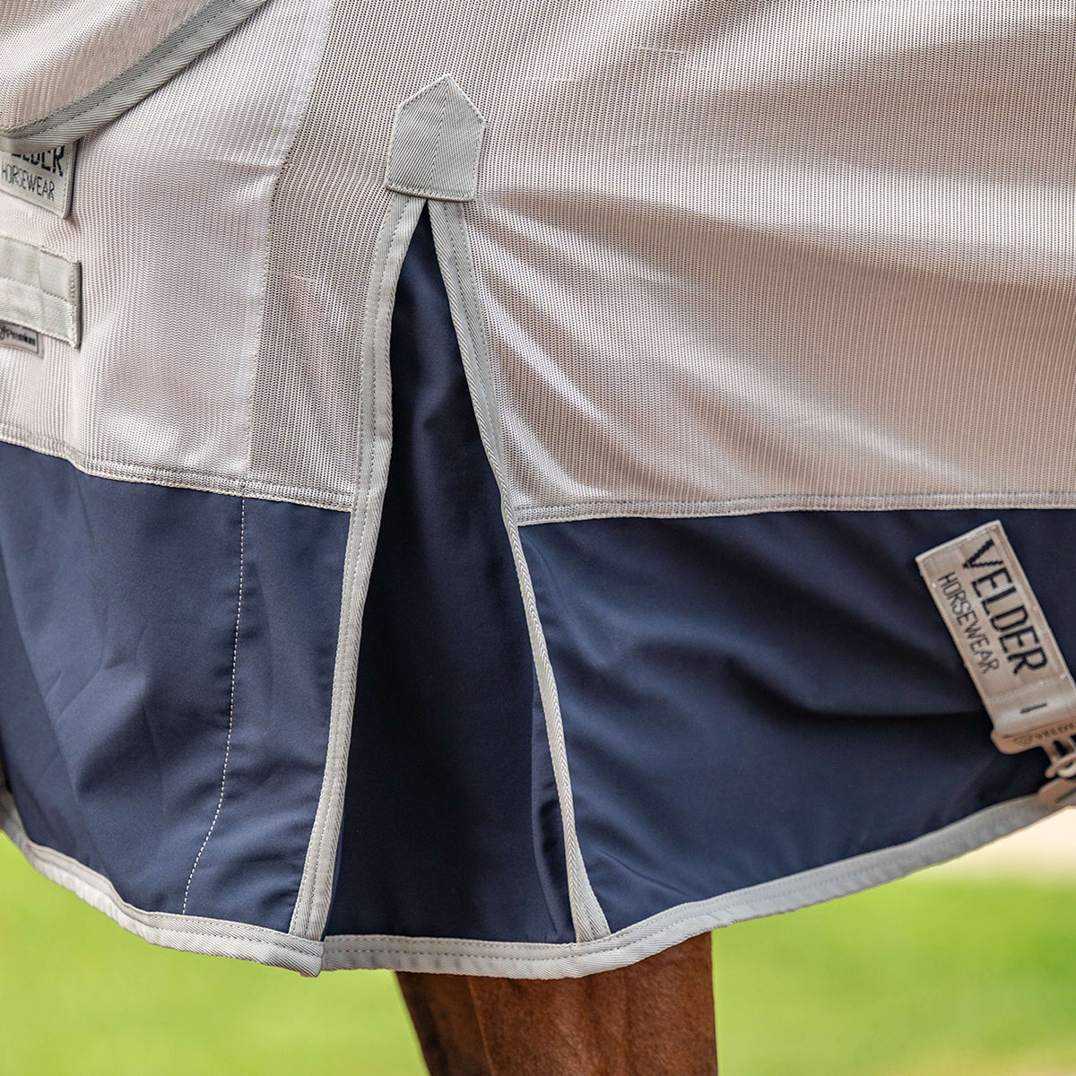 Velder Horsewear Couverture Anti-Mouches Rainless Fall Navy/Pearl Silver