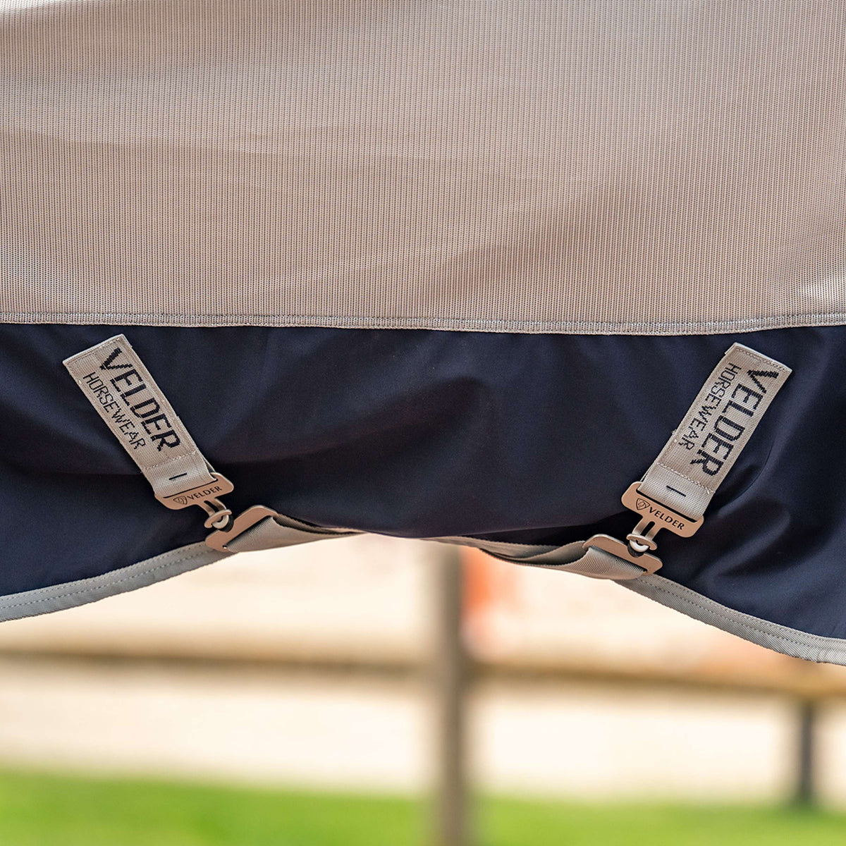 Velder Horsewear Couverture Anti-Mouches Rainless Fall Navy/Pearl Silver