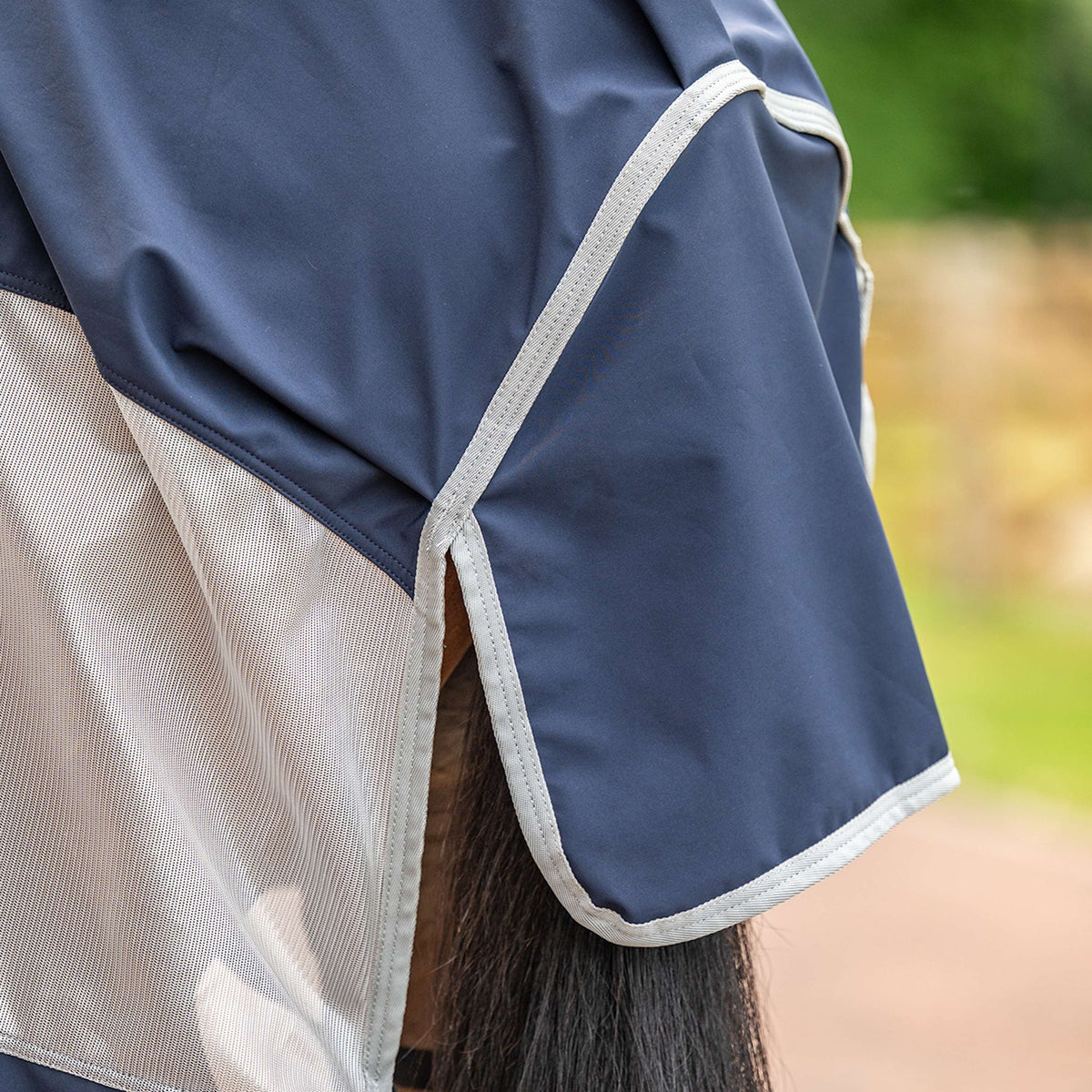 Velder Horsewear Couverture Anti-Mouches Rainless Fall Navy/Pearl Silver
