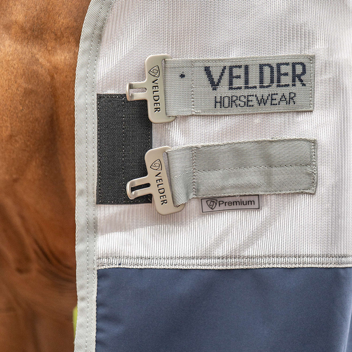 Velder Horsewear Couverture Anti-Mouches Rainless Fall Navy/Pearl Silver