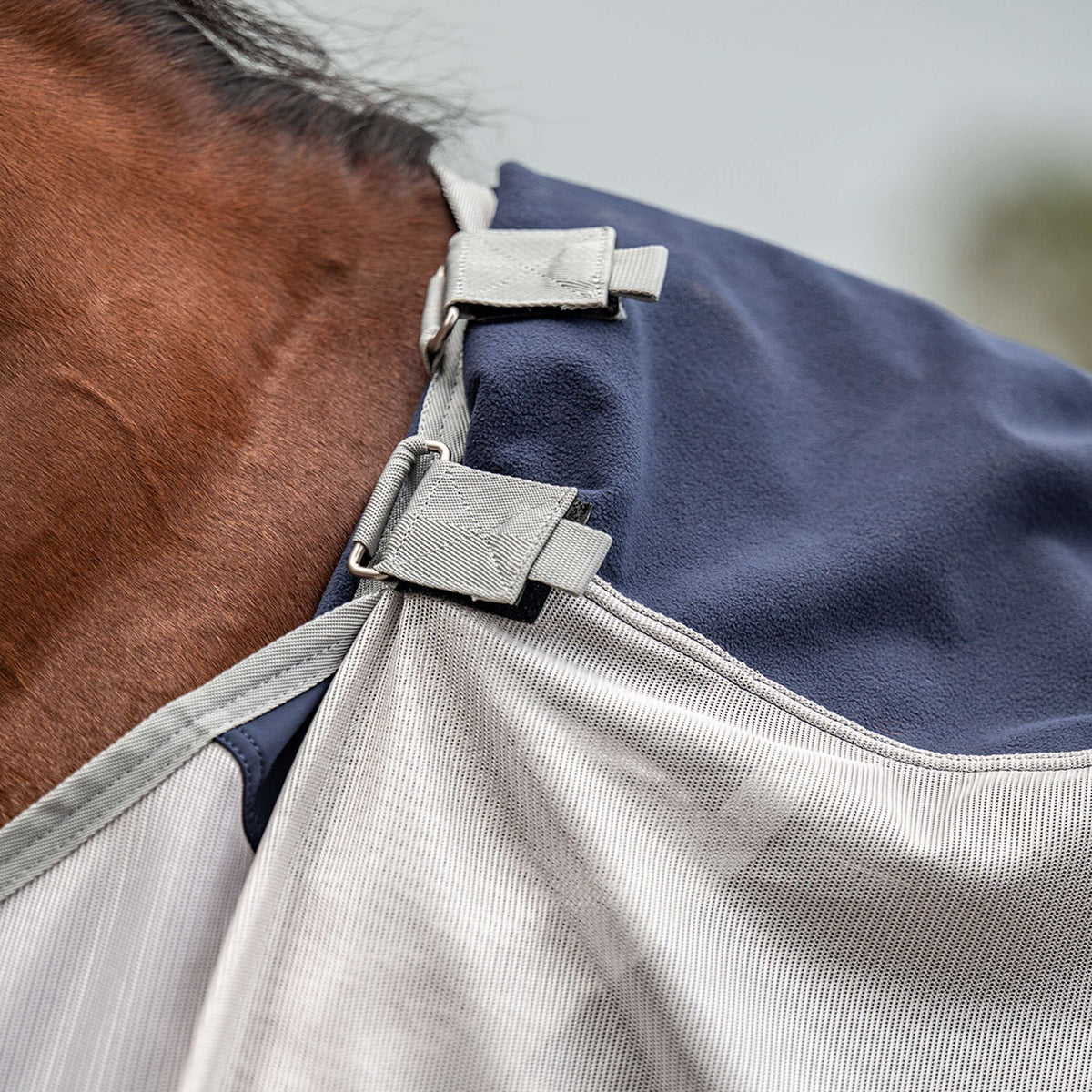 Velder Horsewear Couverture Anti-Mouches Rainless Fall Navy/Pearl Silver