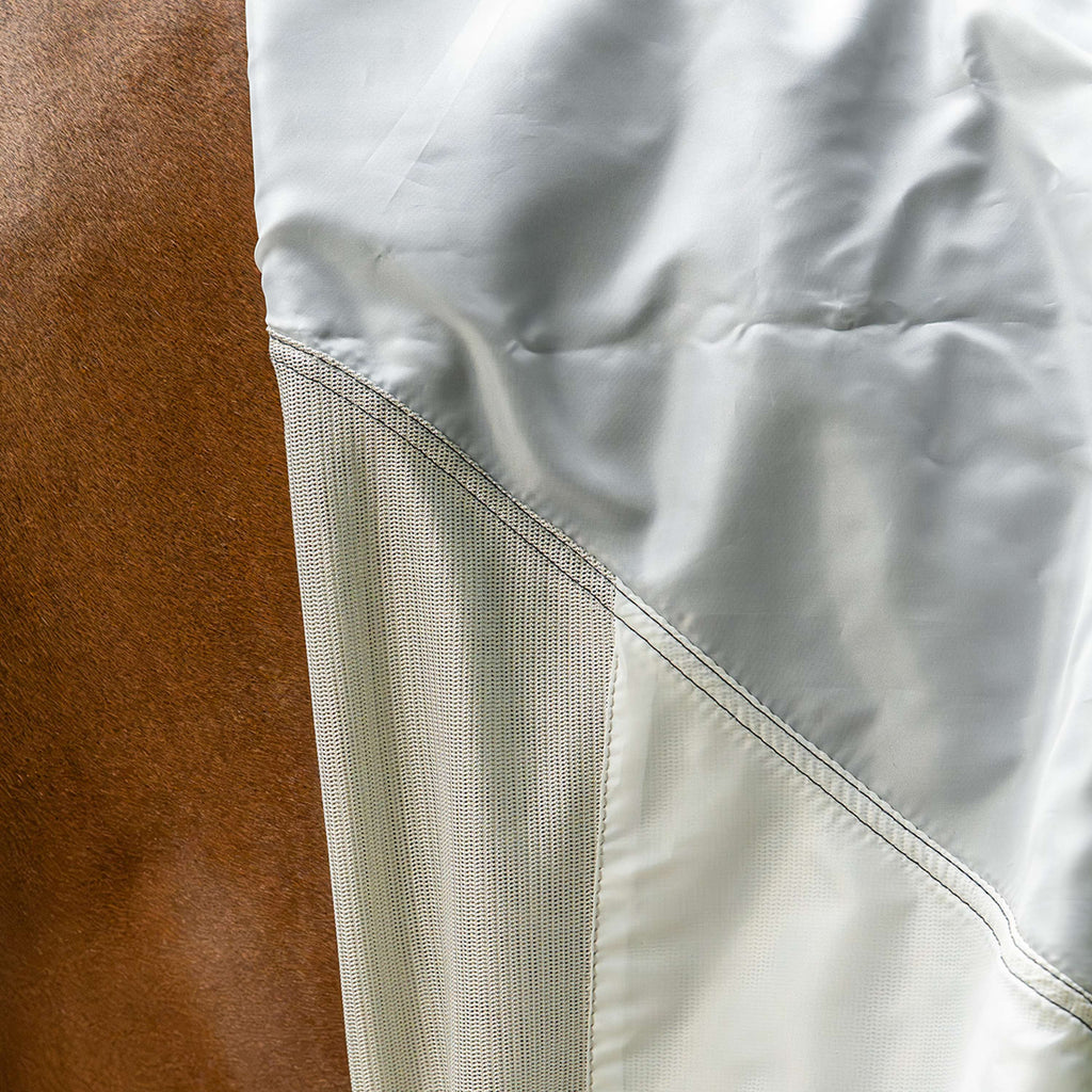 Velder Horsewear Premium Pony Couverture Anti-Mouches Waterproof-Top Navy/Pearl Silver