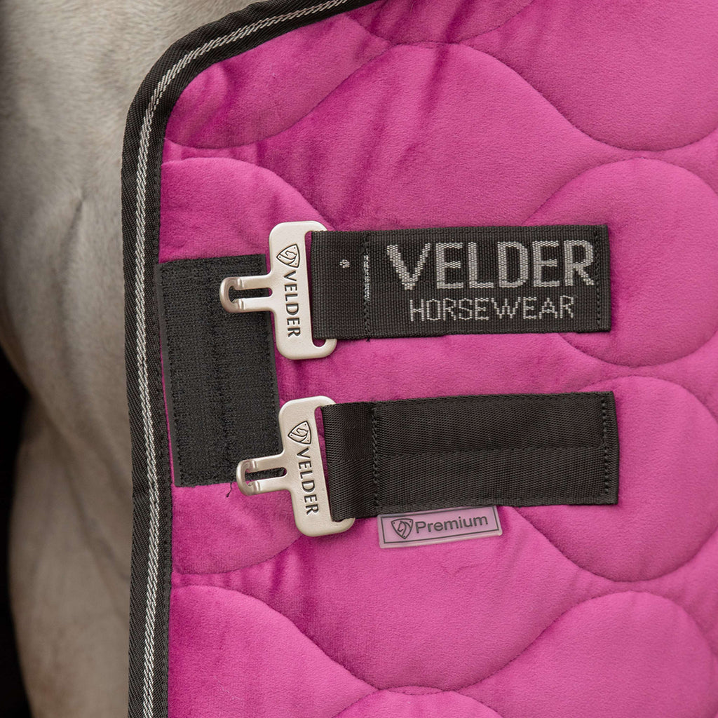Velder Horsewear Premium Pony Couverture de Concours Satin Glow Dutch Raspberry