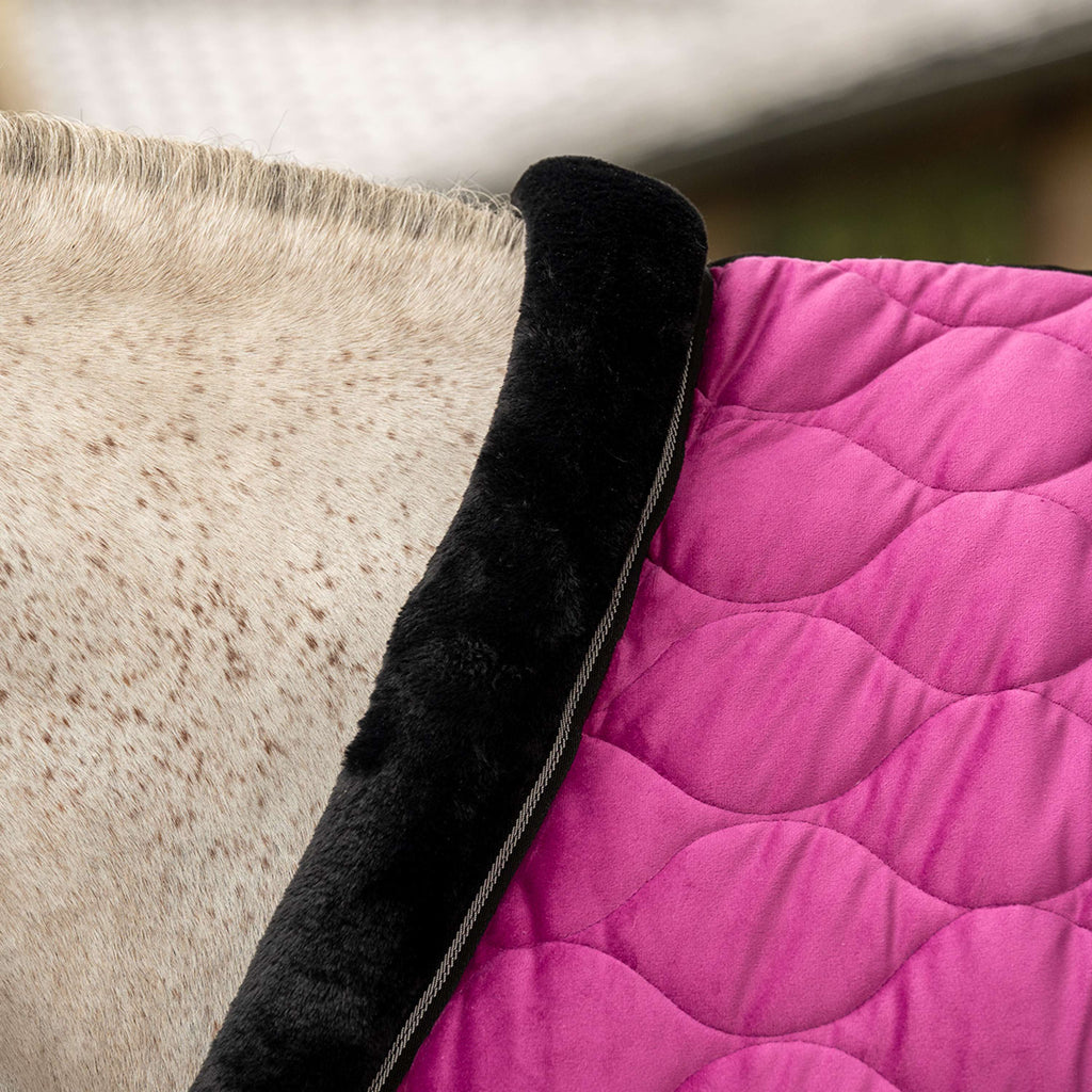 Velder Horsewear Premium Couverture de Concours Satin Glow Dutch Raspberry