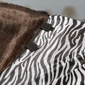 Velder Horsewear Couverture Anti-Mouches avec Couvre-cou Zebra Noir/Blanc