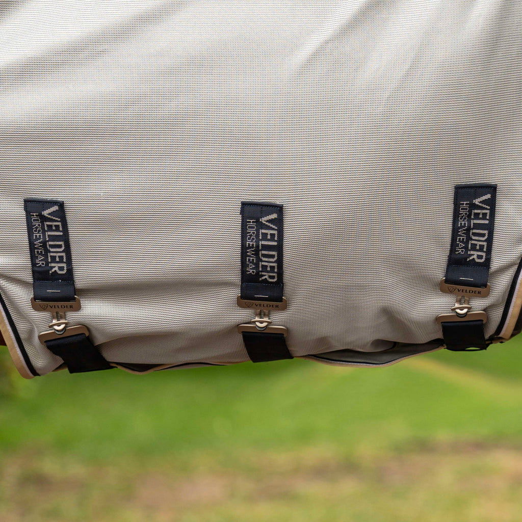 Velder Horsewear Premium Pony Couverture Anti-Mouches Pearl Grey