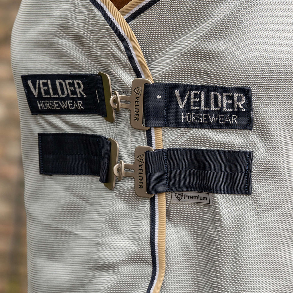 Velder Horsewear Premium Couverture Anti-Mouches Pearl Grey