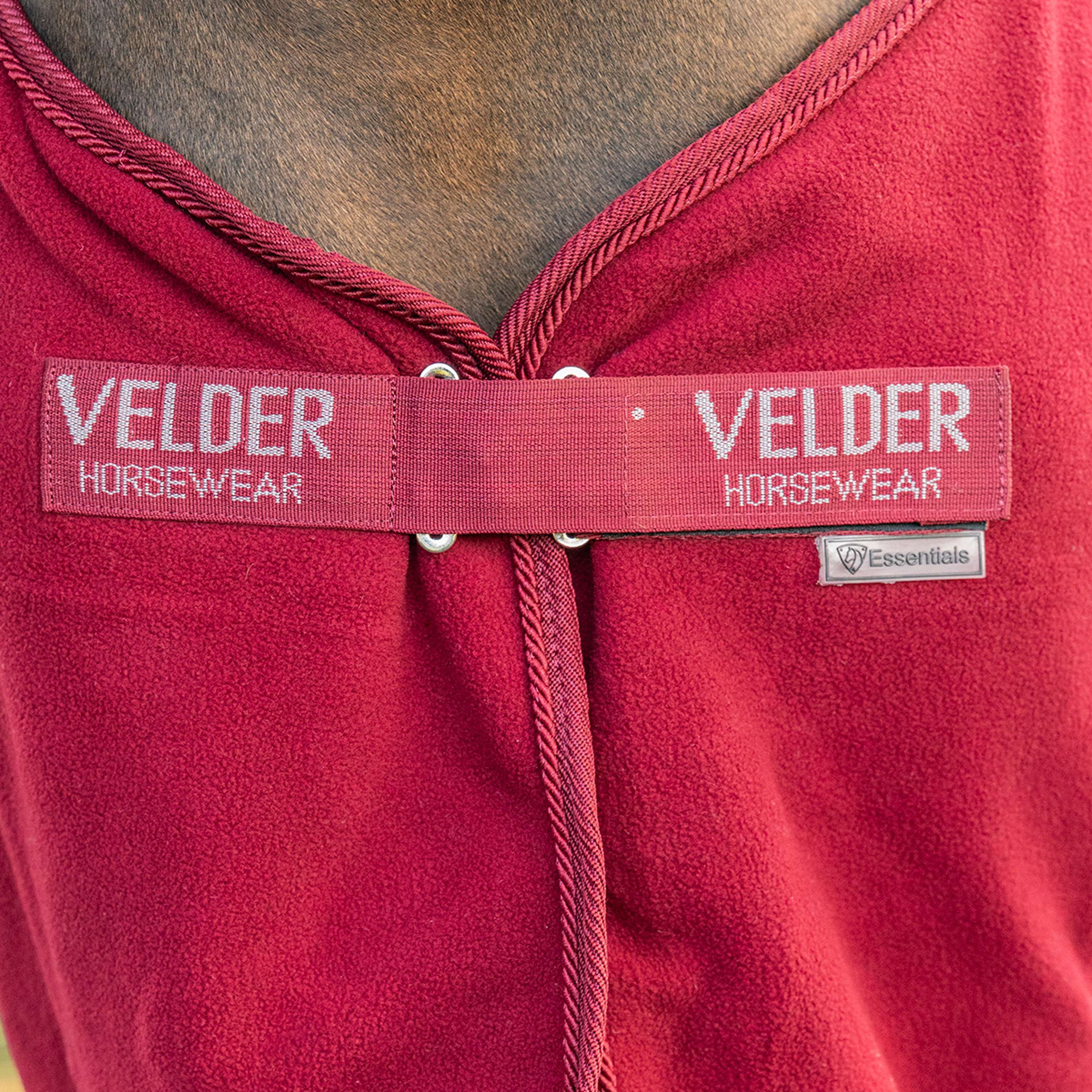 Velder Horsewear Essentials Couverture Polaire Comfy Bordeaux