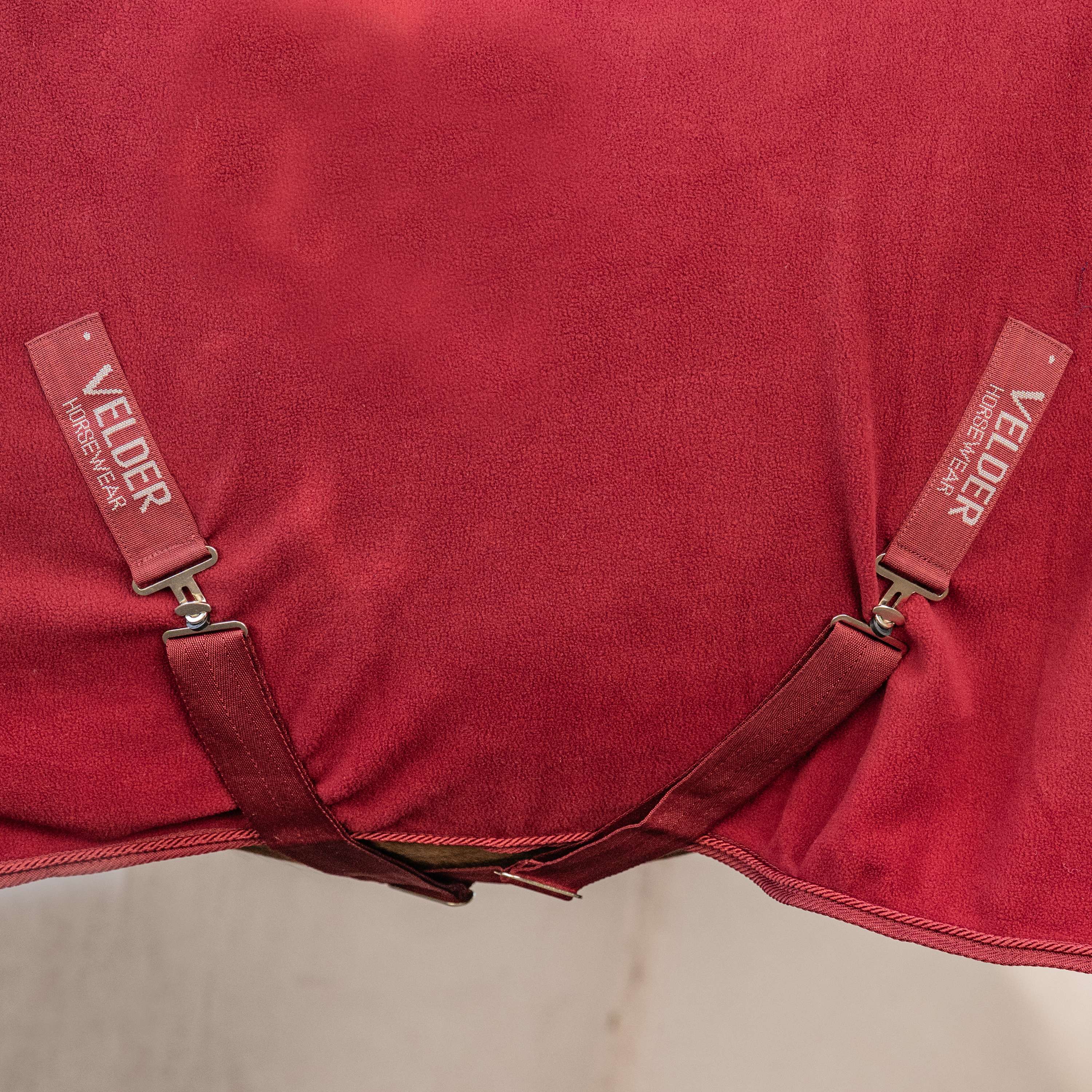 Velder Horsewear Essentials Couverture Polaire Comfy Bordeaux