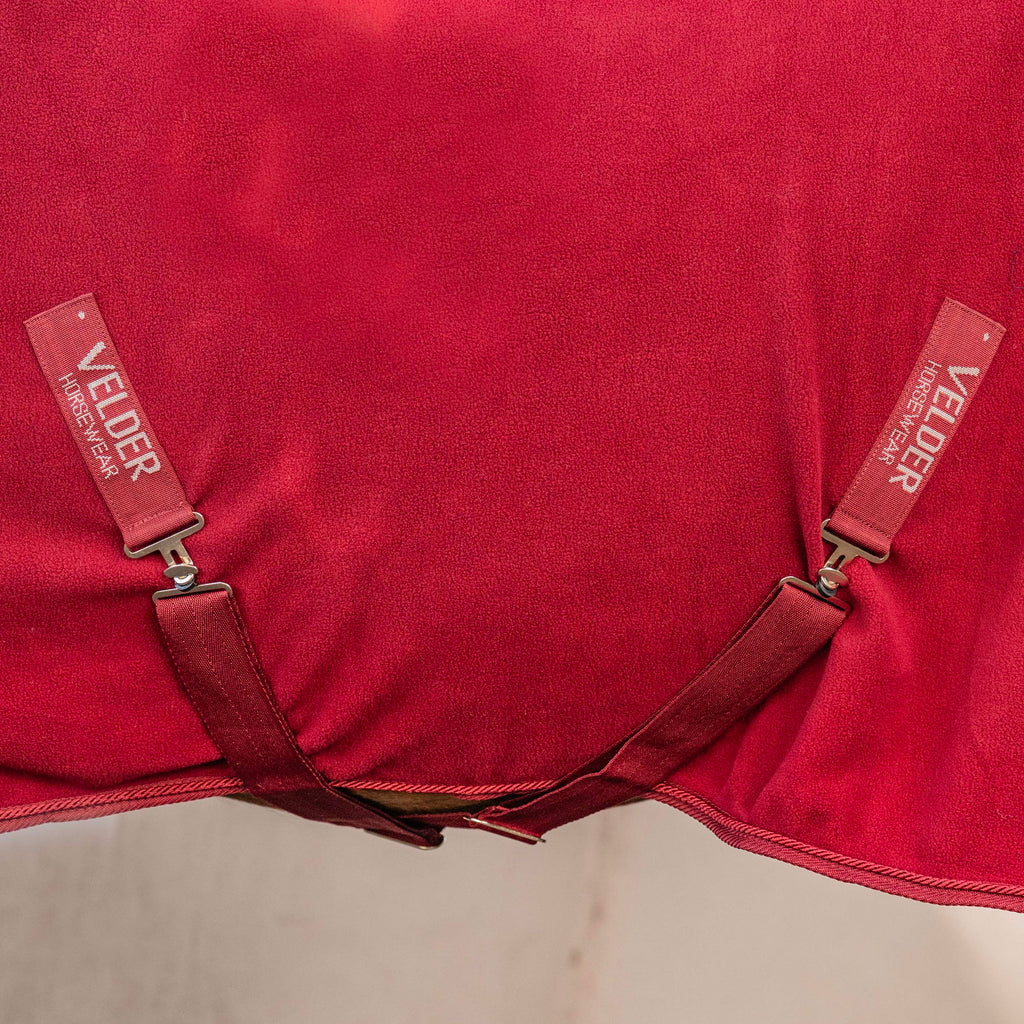Velder Horsewear Essentials Couverture Polaire Comfy Bordeaux