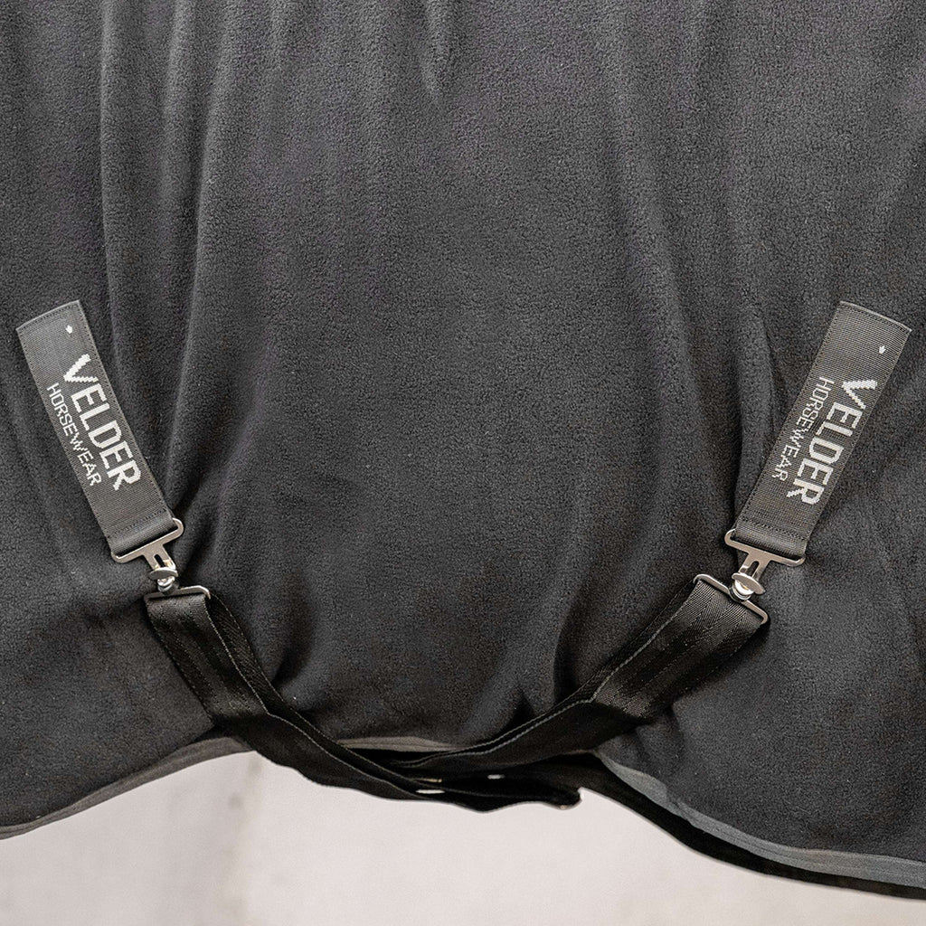 Velder Horsewear Essentials Couverture Polaire Comfy avec Couvre-cou Noir
