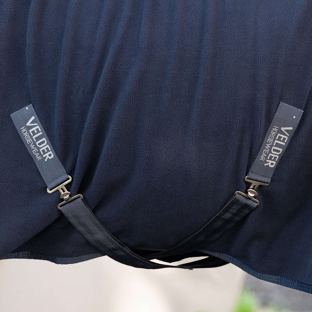 Velder Horsewear Essentials Couverture Polaire Comfy avec Couvre-cou Marin