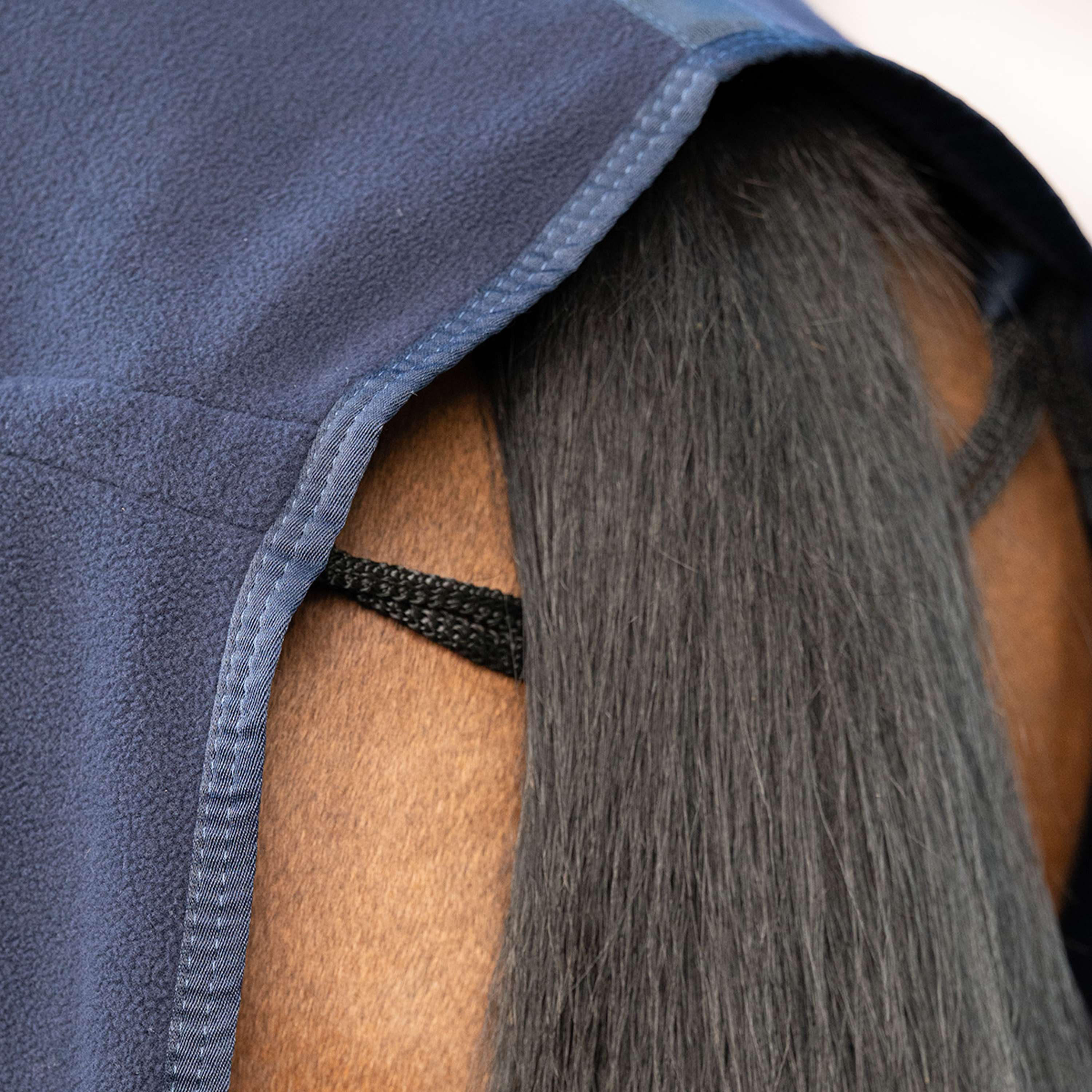 Velder Horsewear Essentials Couverture Polaire Comfy avec Couvre-cou Marin