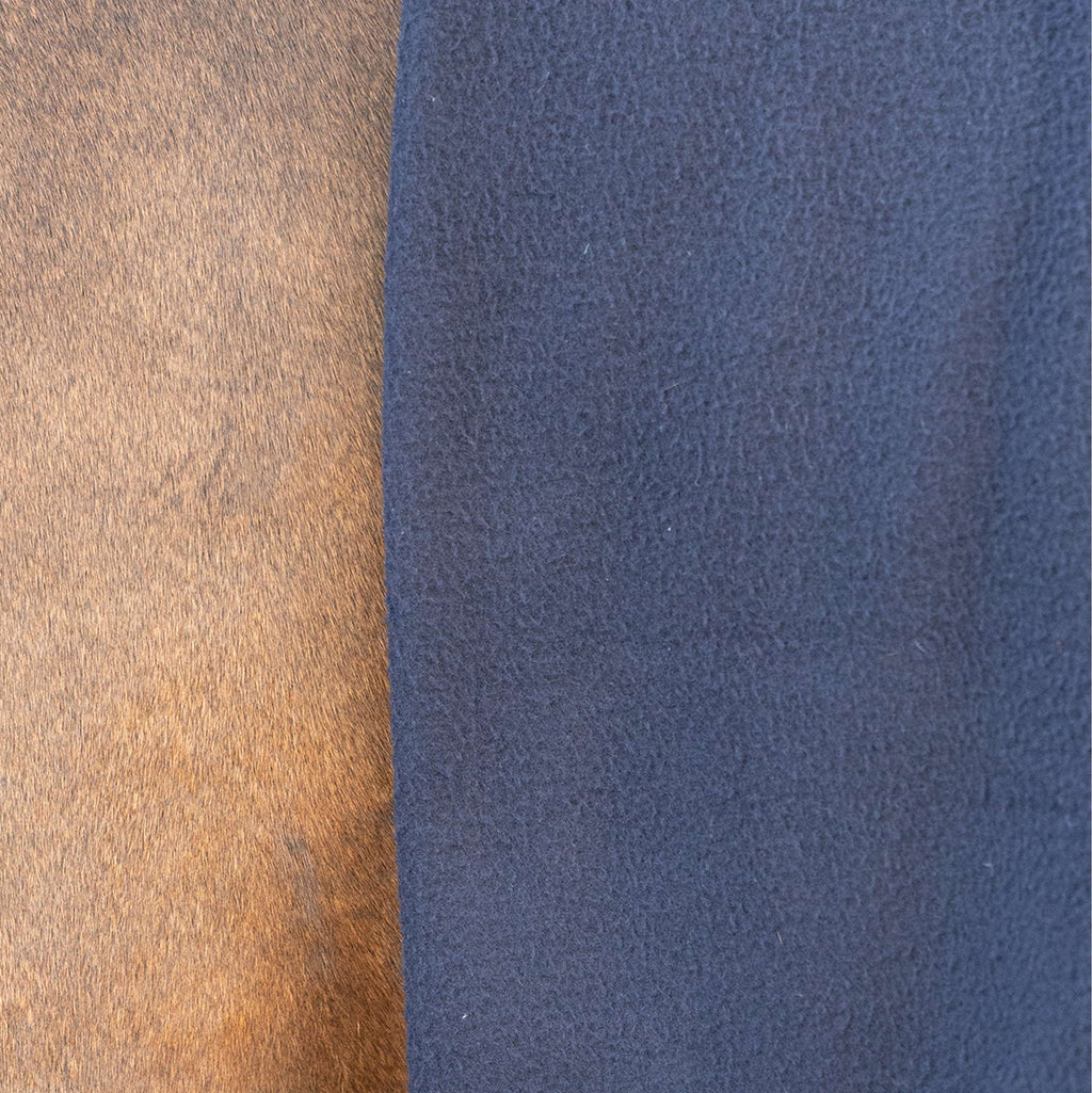 Velder Horsewear Essentials Couverture Polaire Comfy avec Couvre-cou Marin