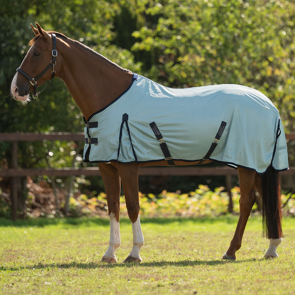 Velder Horsewear Essentials Couverture Anti-Mouches Water Resistant Argent/Gris