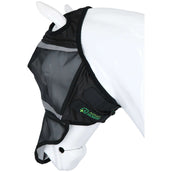 Agradi Horse Masque Anti-Mouches Fine Mesh avec Découpe D'oreille et le Nez Noir