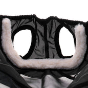 Agradi Horse Masque Anti-Mouches Fine Mesh avec Découpe D'oreille et le Nez Noir