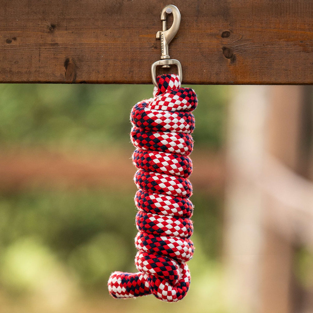 Velder Horsewear Corde pour Licol Soft Grip Rouge/blanc/Marine