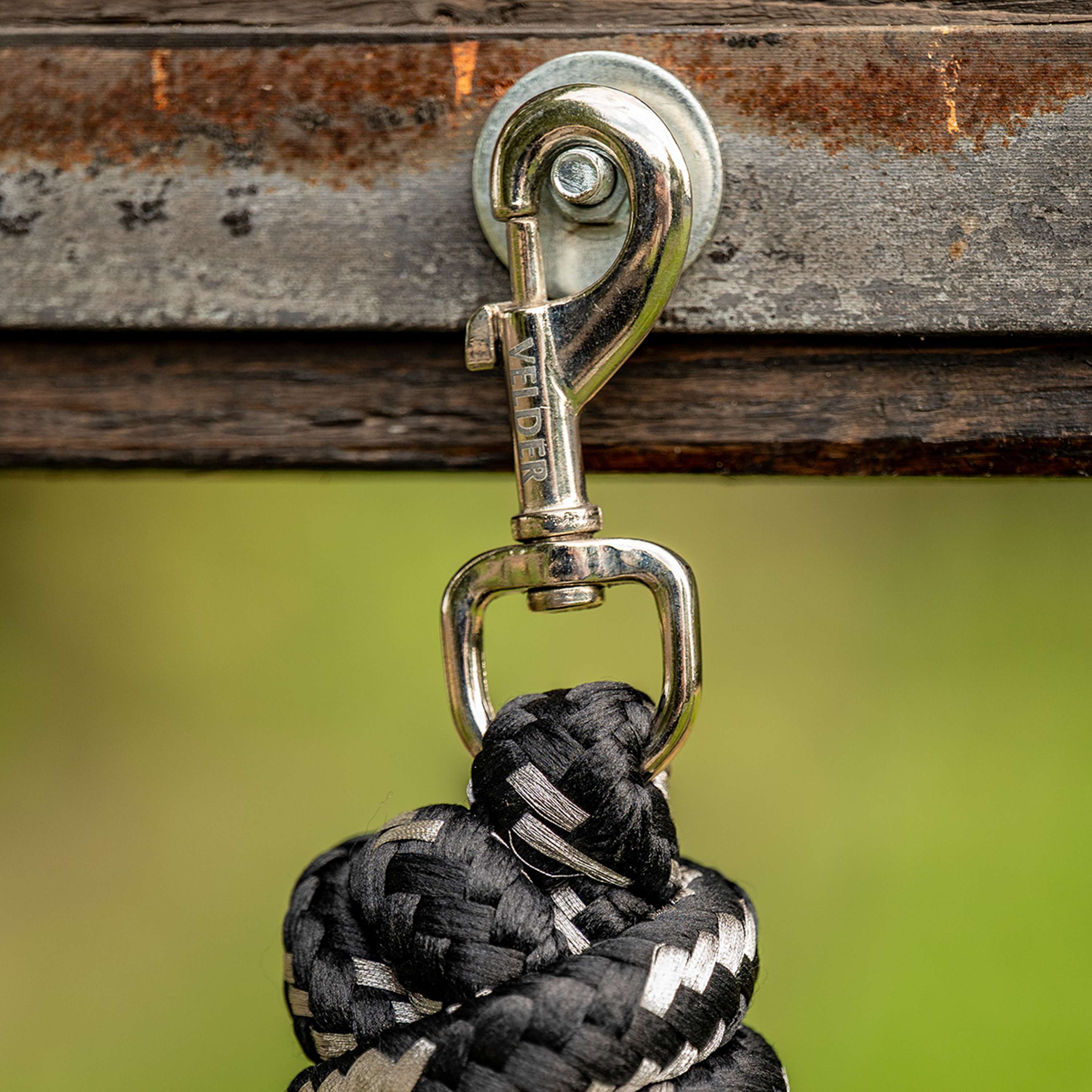 Velder Horsewear Corde pour Licol Silver Noir