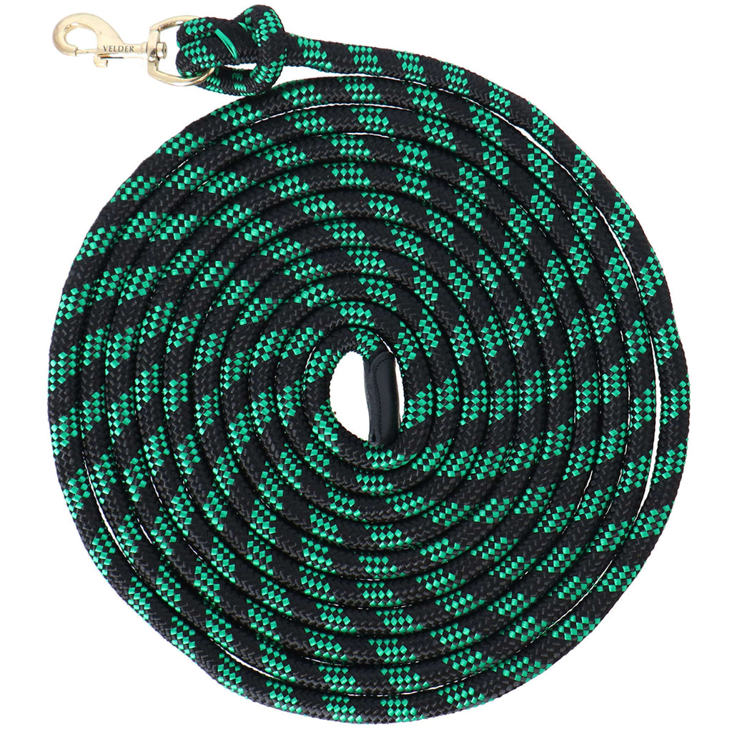 Velder Horsewear Corde pour Licol Noir/Forest Green