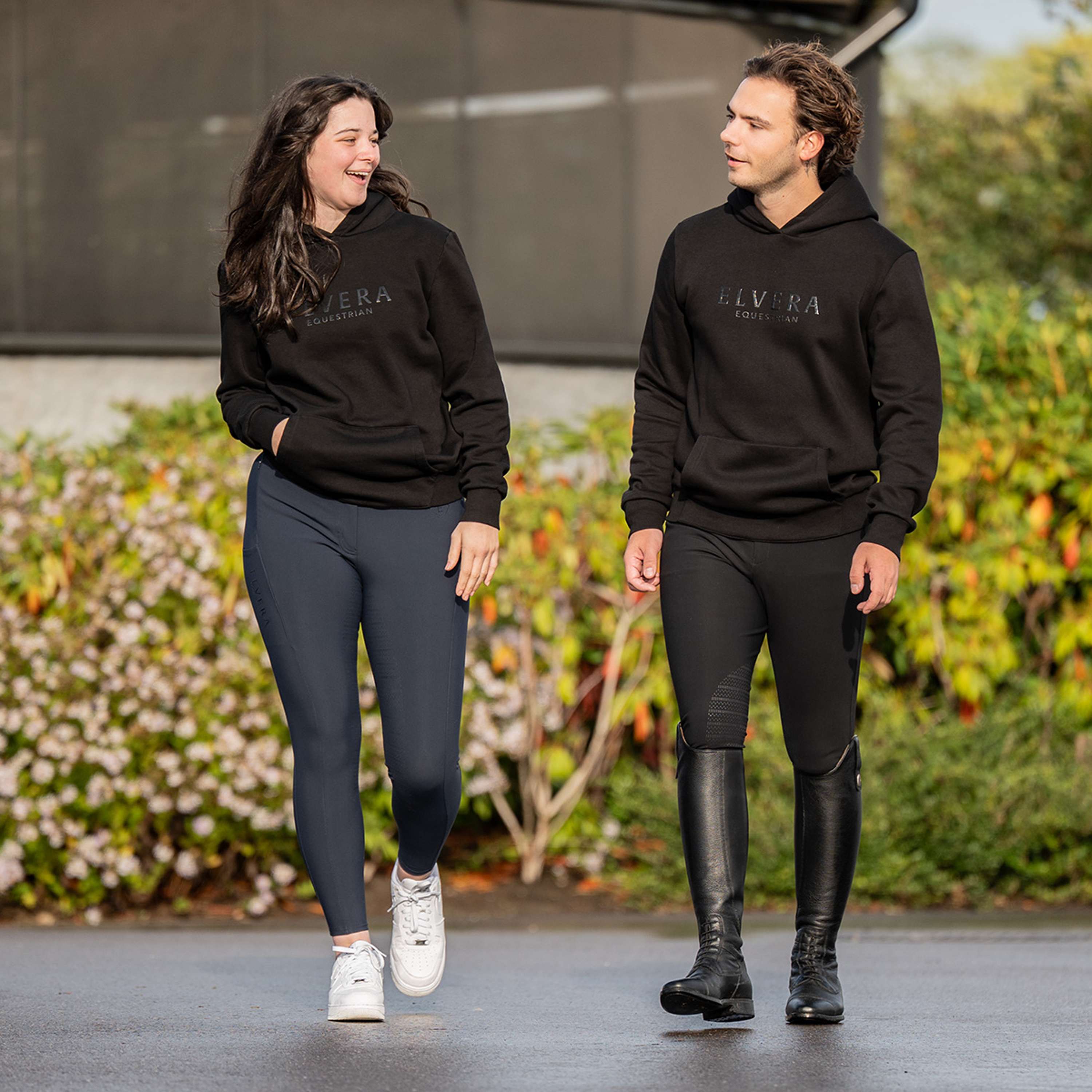 Elvera Equestrian Pull col Hoodie EEUnity Noir