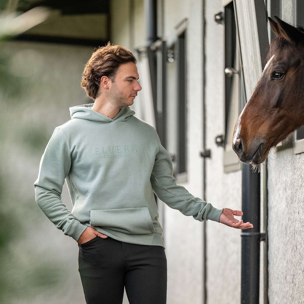 Elvera Equestrian Pull col Hoodie EEUnity Green Meleu
