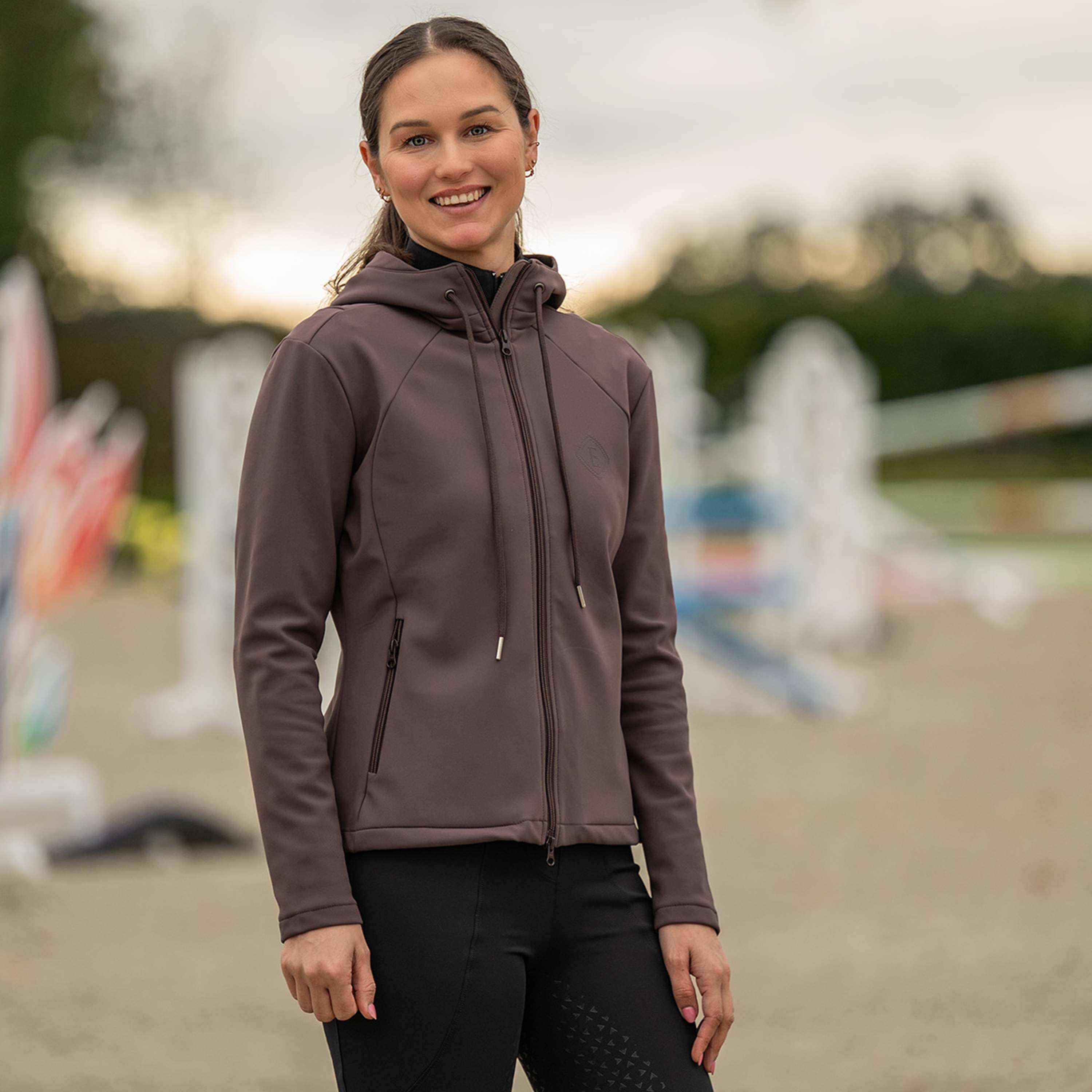 Elvera Equestrian Gilet d'Entraînement EEVirella Raisin