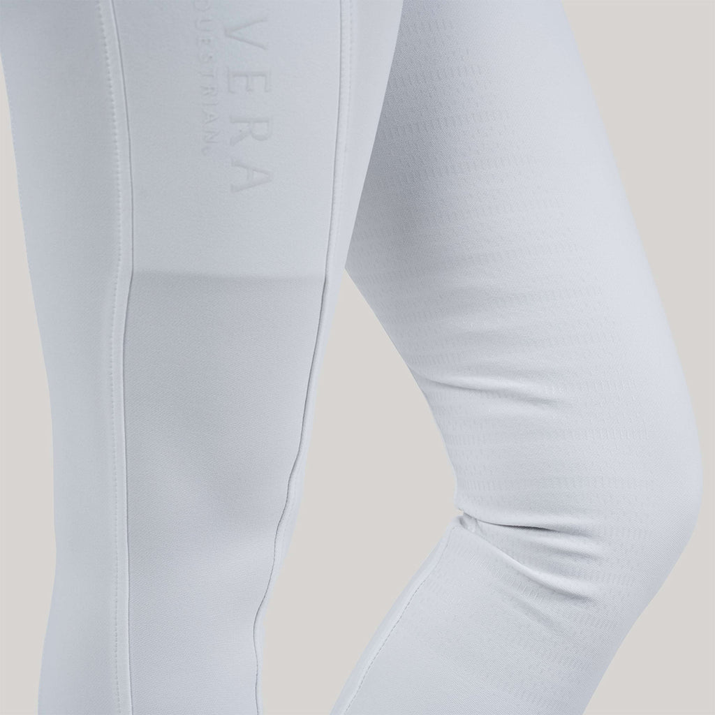 Elvera Equestrian Pantalon d'Équitation Performance Bling Blanc