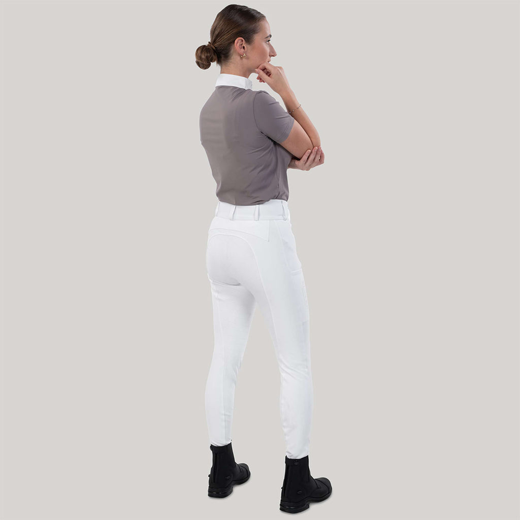 Elvera Equestrian Pantalon d'Équitation Sensitive Pro Blanc