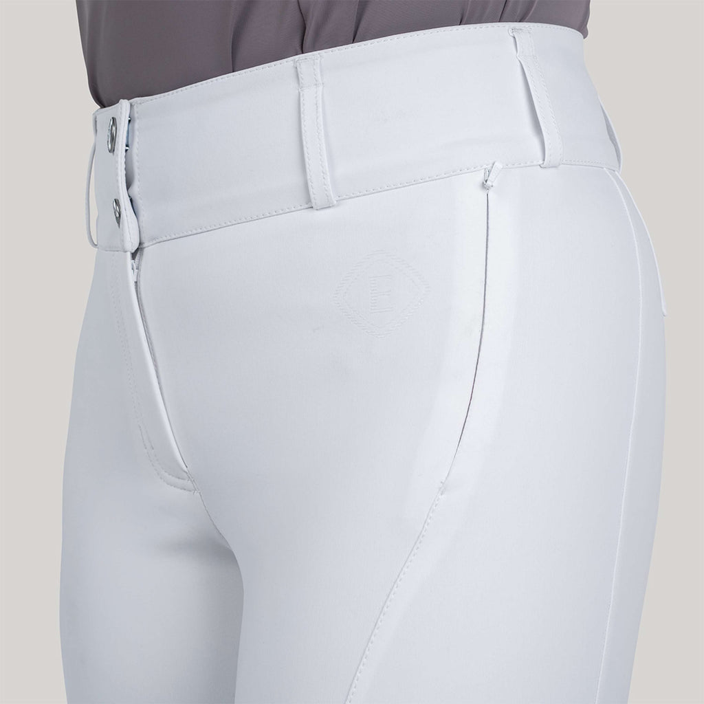 Elvera Equestrian Pantalon d'Équitation Sensitive Pro Blanc