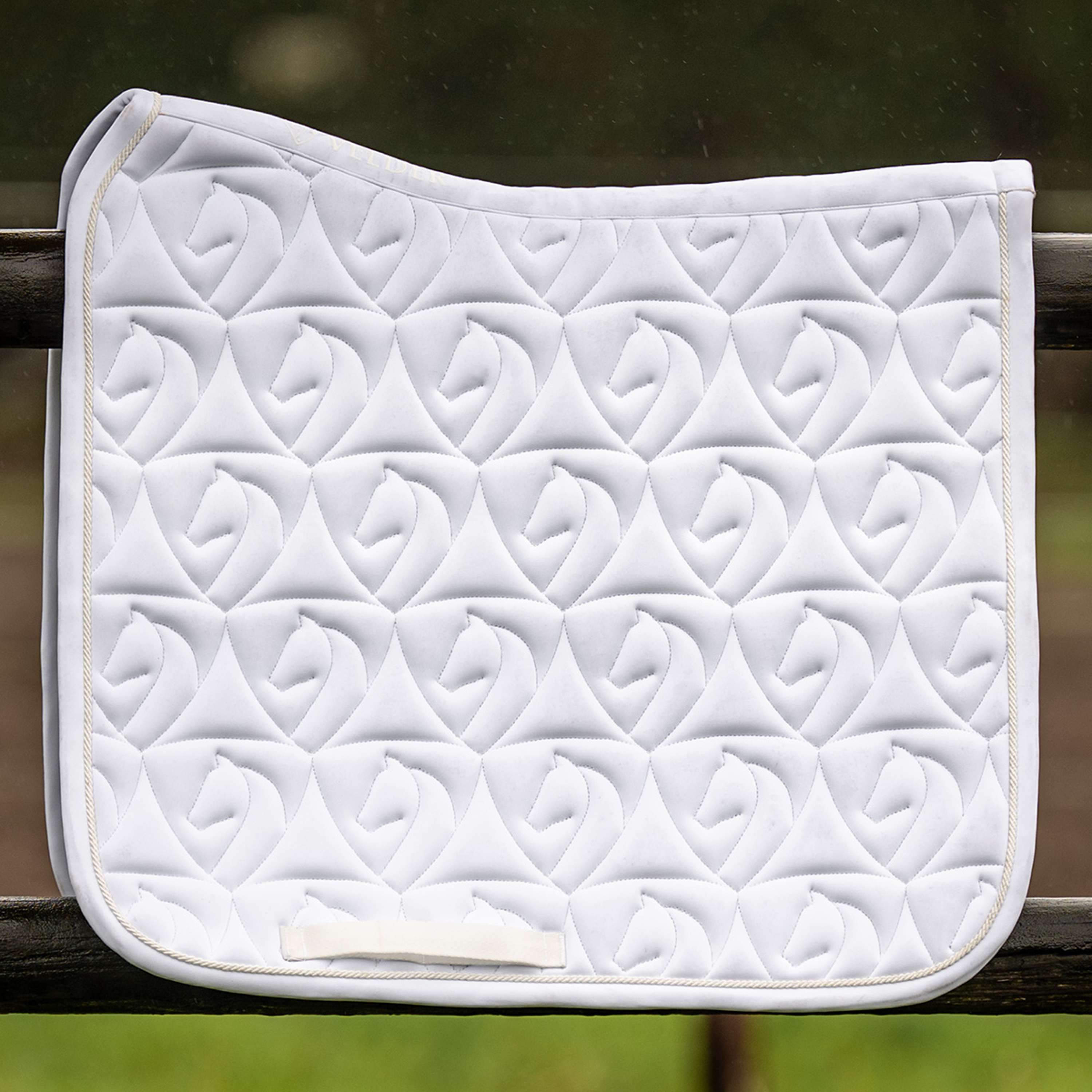Velder Horsewear Tapis de Selle Unibeau Dressage Blanc